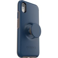 כיסוי ל IPHONE XR מבית OTTERBOX & POPSOCKET דגם SYMMETRY כחול
