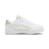 PUMA Puma Caven 20 PS סניקרס פומה לילדים לבן משולב ירוק בהיר