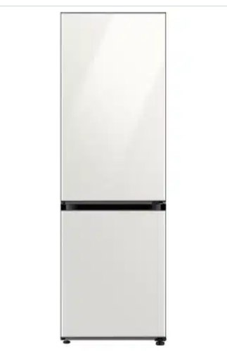 מקרר מקפיא תחתון 344 ליטר נטו Samsung BeSpoke RB35C6225WH מהדרין - גימור זכוכית לבנה