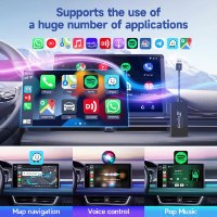 CCPA מתאם לרכב CarPlay ו‑Android Auto אלחוטי Carlinkit