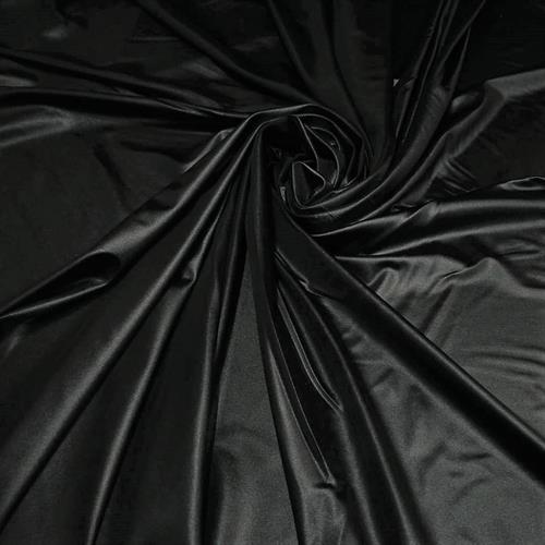בד ליקרה קריסטל לק שחור