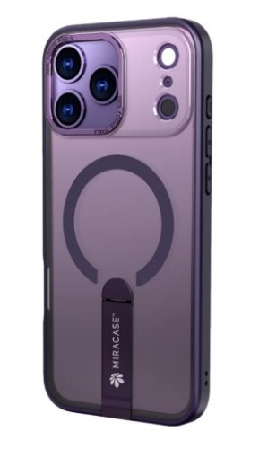 קייס לטלפון נייד מירקייס דגם Mirastand עבור iPhone 17 Pro Max סגול