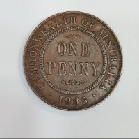 מטבע ONE PENNY-אוסטרליה, שנת 1935