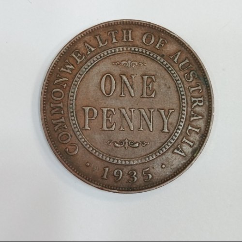 מטבע ONE PENNY-אוסטרליה, שנת 1935