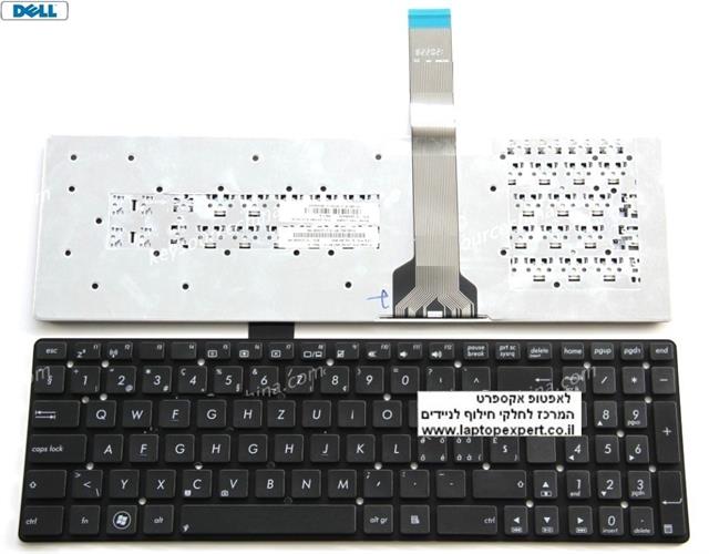 החלפת מקלדת למחשב נייד אסוס ASUS K55 A55 R500 R700 U57 A75V K75V Keyboard