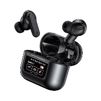אוזניות TWS YW08 בעברית - מסך חכם עם Black Technology