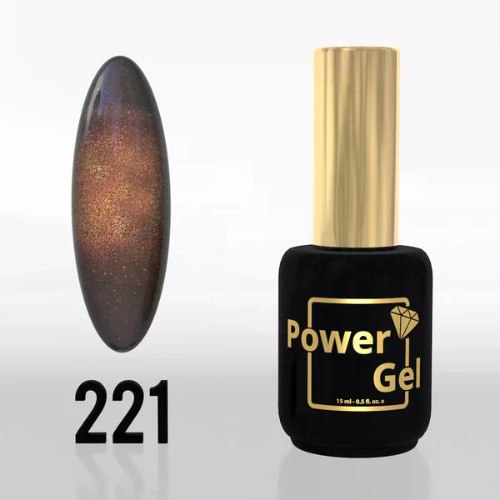 לק ג'ל 221  פאוור ג'ל POWER GEL