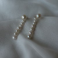 עגילי זוהר | עגיל פנינים נופל