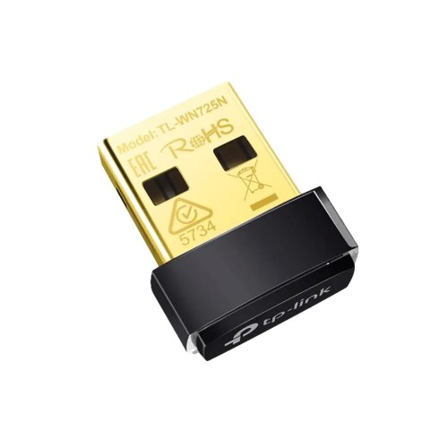 מתאם Wi-Fi USB זעיר TP-Link TL-WN725N Nano במהירות עד 150Mbps
