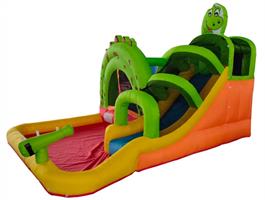 מתקן מתנפח לגינה עולם הכדורים Mirajump MJ05 – חוויית משחק צבעונית לילדים.