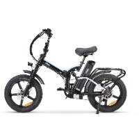 אופניים חשמליים ריידר פרו עם שיכוך מלא וסוללה 48 וולט 20 אמפר - צבע לבן (RIDER PRO 48V/20AH - WHITE)