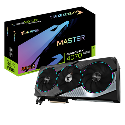 כרטיס מסך Gigabyte GeForce 4070 Super Aorus Master 12GB