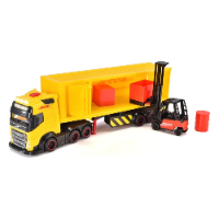 משאית DHL + מלגזה + אביזרים - Dickie Toys