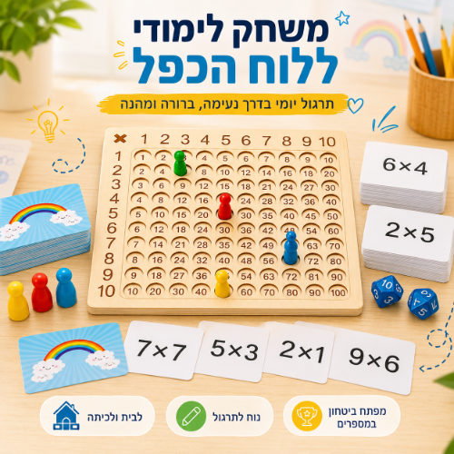 משחק ללימוד לוח הכפל