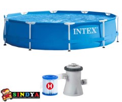 INTEX -  בריכת צינורות 305X76 עם משאבה 28202