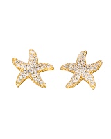 Seastar Earrings Gold