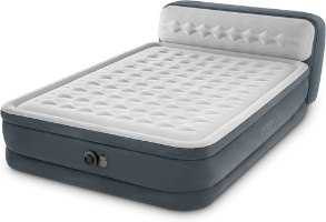מזרן מתנפח זוגי King-Size עם משענת ראש וגב ומשאבה מובנית ‎236×152×46‎ ס״מ | INTEX | מק״ט ‎64448‎ |