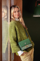Cross Body דגם FENNA JABALI קטן רצועה מתכווננת | 19x6x16 cm