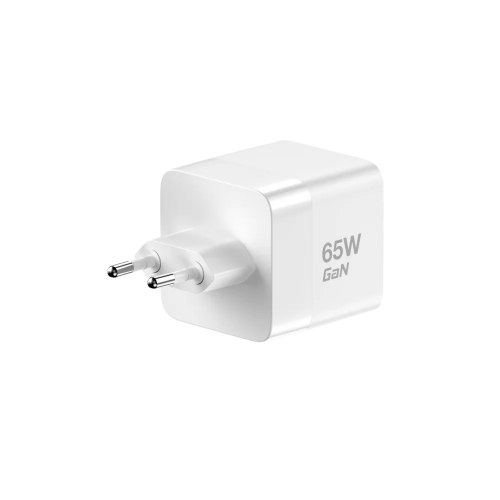 מטען קיר 65W עם כבל USB-C נשלף 80 ס"מ בצבע לבן מירקייס Miracase MWC65RC