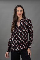 חולצת יסמין מודפס וינטג'