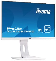 מסך מחשב IIYAMA 23.8" PROLITE IPS 5MS WITH SPEAKERS WHITE