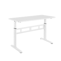 שולחן דגם N04-22D-B מתכוונן בצבע לבן LUMI