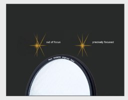 Kase Star Focusing Filter - Bright Star Filter 82mm פילטר לעזרה בפוקוס בצילומי לילה