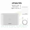 לבן - מפיץ ריח ארומטי חשמלי אפקט להבה ויזואלית Kinscoter
