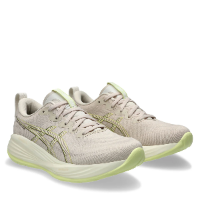 Asics Gel Cumulus 27 Women Mineral Beige Huddle Yellow קומולוס 27 נשים צבע אפור משולב