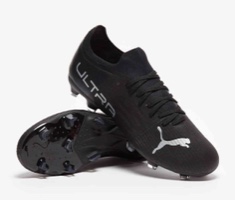 Puma Ultra 3.3 FG/AG-Puma Black/Metallic Silver/Asphalt