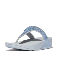 לולו טו פוסט תכלת קריסטל פיטפלופ FITFLOP