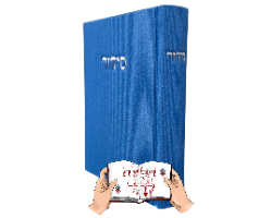סידור בד צבע כחול שמיים