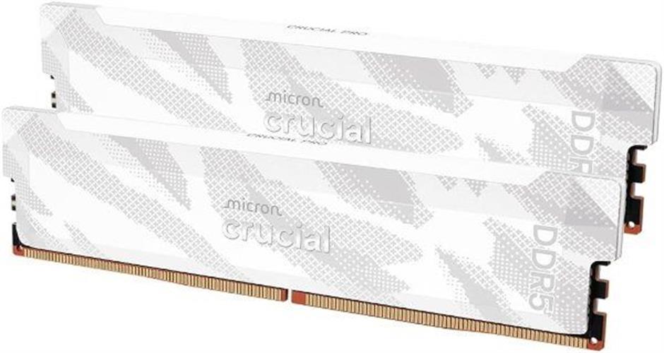 זכרון לבן לנייח Crucial Pro DDR5 32GB 2X16 6400Mhz C32 XMP/EXPO