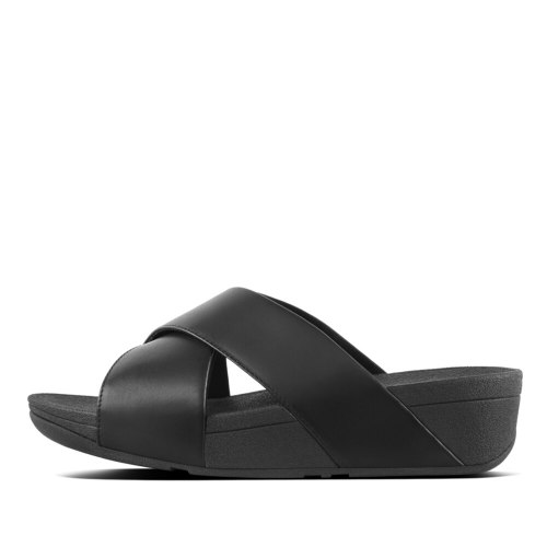 לולו קרוס סלייד שחור פיטפלופ FITFLOP