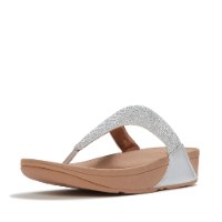 לולו טו פוסט קריסטל צבע כסוף פיטפלופ FITFLOP