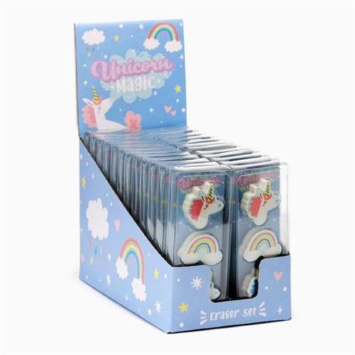 מארז שלישיית מחקים חד קרן קסום Unicorn Magic