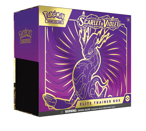 Pokemon TCG: Scarlet & Violet 1 Miraidon ETB Box קלפי פוקימון TCG מקוריים אליט טריינר סקרלט ויולט