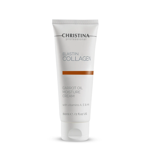 קרם לחות קליל עם שמן גזר לעור יבש - Christina Elastin Collagen Carrot Oil Moisture Cream