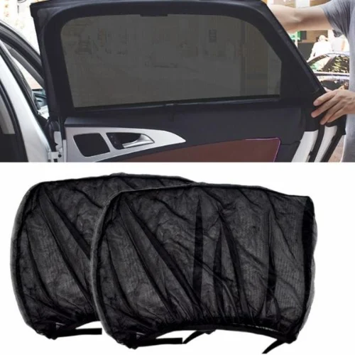 זוג כיסויי שמש UV לחלונות הרכב BeShade