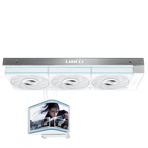 Lian-Li HydroShift II OLED Curved 360P28 Water Cooler White