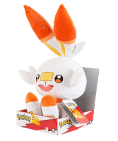 Pokemon - Plush Scorbunny 30 cm בובה רכה ונעימה של סקורבאני