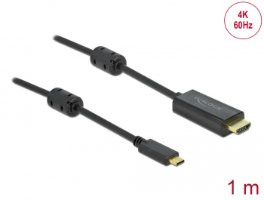 כבל מסך אקטיבי Delock Active Cable USB Type-C To HDMI 4K 60 Hz 1 m