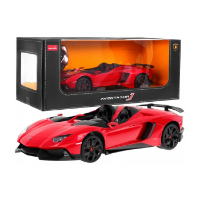 רכב למבורגיני אוונטדור שלט אדומה  1:12 RASTAR LAMBORGHINI AVENTADOR