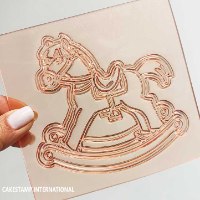 Rocking Horse Embosser Stamp | Flexible Embosser Polymer Stamps  | 2021 New Molds