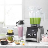 בלנדר מקצועי VITAMIX 66153 כסוף דגם ASCENT 3500i ויטמיקס