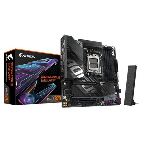לוח אם Gigabyte X870M A ELITE WF7 ATX AM5 DDR5 X3D PCIE5.0