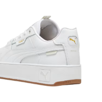 PUMA Carina Street Lux Women's Sneakers White סניקרס פומה נשים לבן לוגו זהב