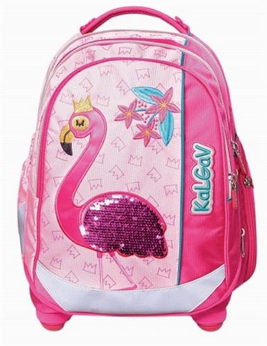 תיק גב פלמינגו פוקסיה/ורוד Schoolbag Flamingo