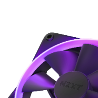 סט 3 מאווררים ובקר NZXT F120RGB 120MM RGB BLACK TRIPLE PACK FANS