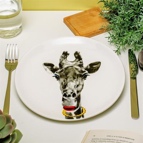 צלחת ג'ירפה Wild Dining - מארז לא מושלם